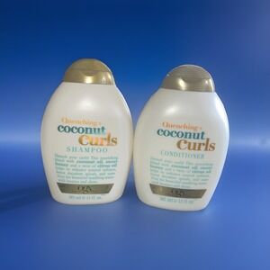 OGX‎ Quenching + Coconut Curls Shampoo and Conditioner Set 13oz Bottles Duo